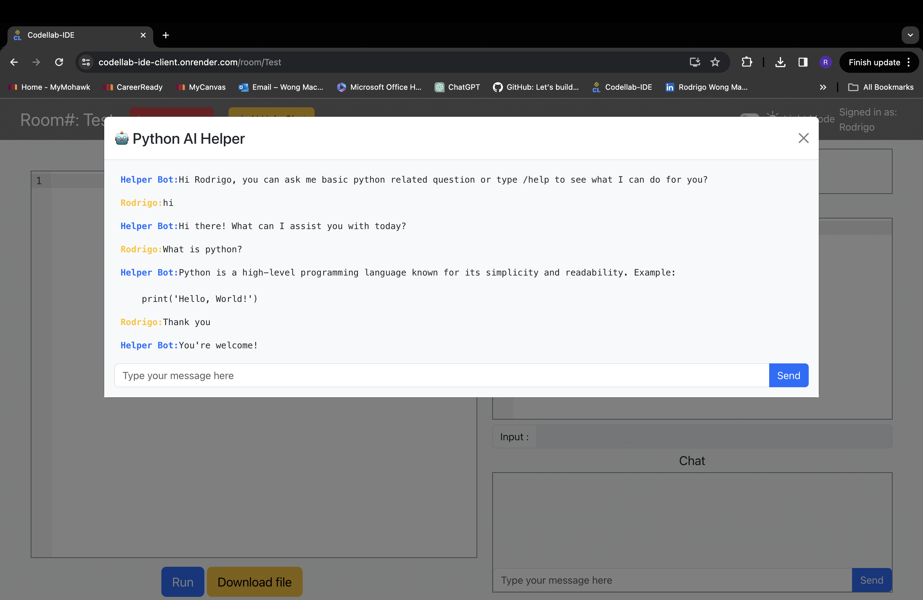 MoChat Demo
